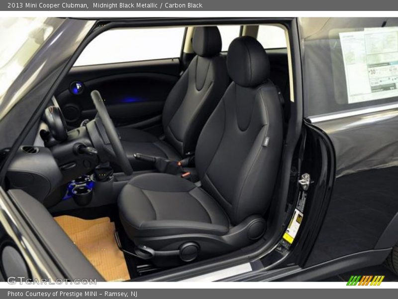  2013 Cooper Clubman Carbon Black Interior