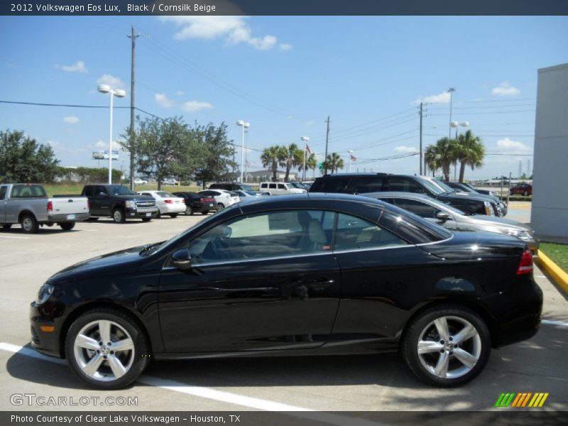 Black / Cornsilk Beige 2012 Volkswagen Eos Lux