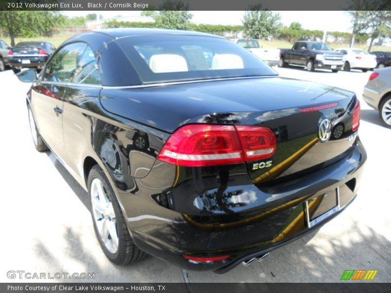 Black / Cornsilk Beige 2012 Volkswagen Eos Lux