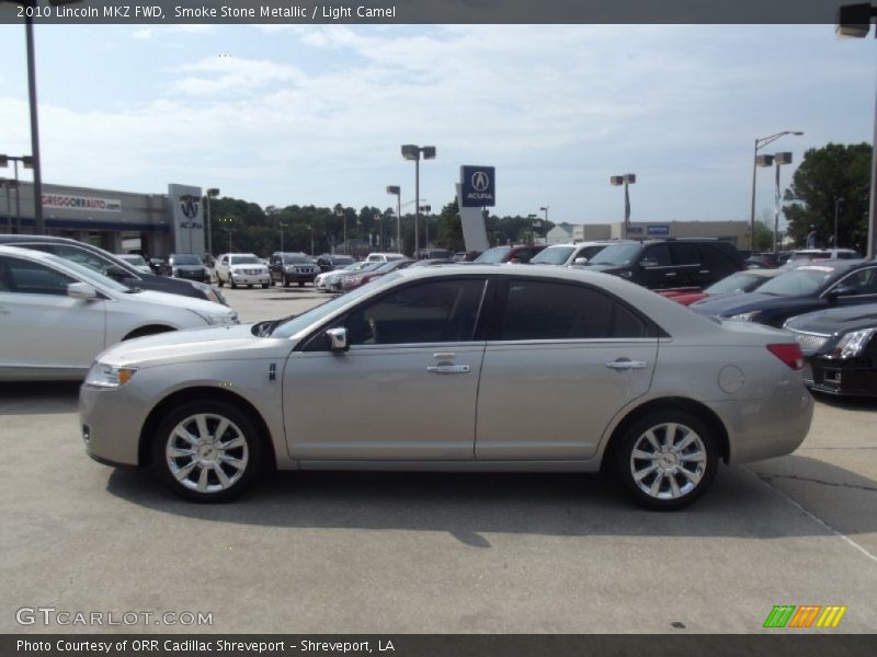 Smoke Stone Metallic / Light Camel 2010 Lincoln MKZ FWD