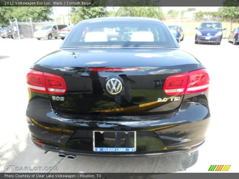 Black / Cornsilk Beige 2012 Volkswagen Eos Lux