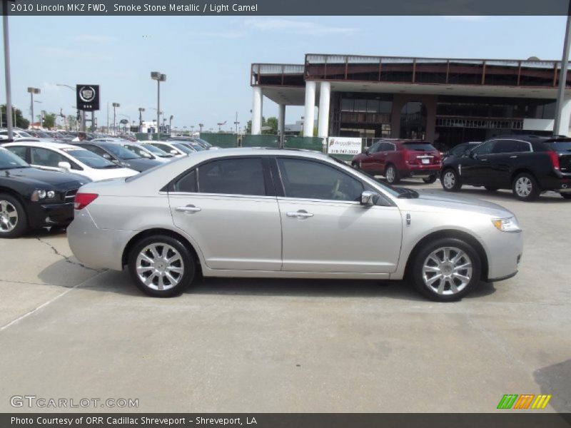 Smoke Stone Metallic / Light Camel 2010 Lincoln MKZ FWD