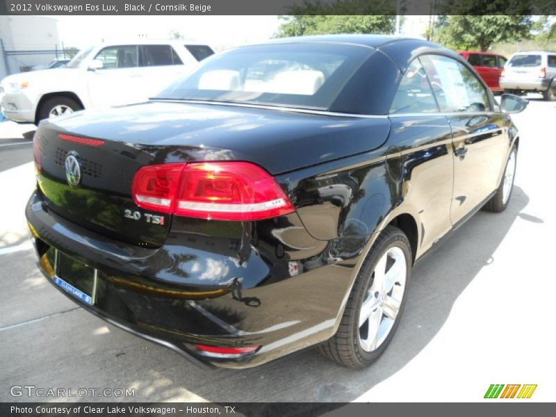 Black / Cornsilk Beige 2012 Volkswagen Eos Lux