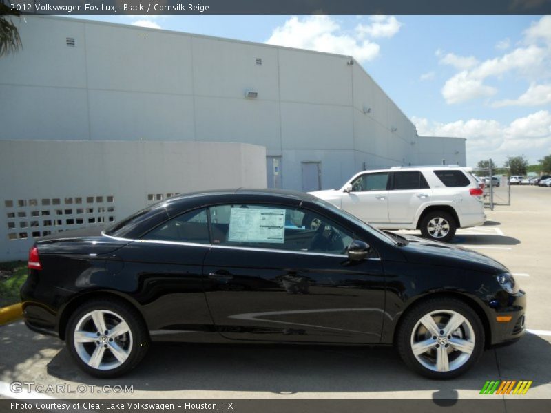 Black / Cornsilk Beige 2012 Volkswagen Eos Lux
