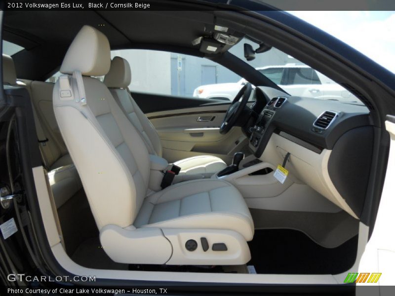 Black / Cornsilk Beige 2012 Volkswagen Eos Lux