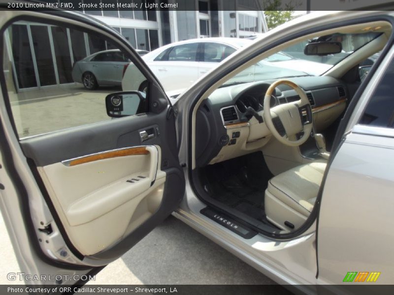 Smoke Stone Metallic / Light Camel 2010 Lincoln MKZ FWD