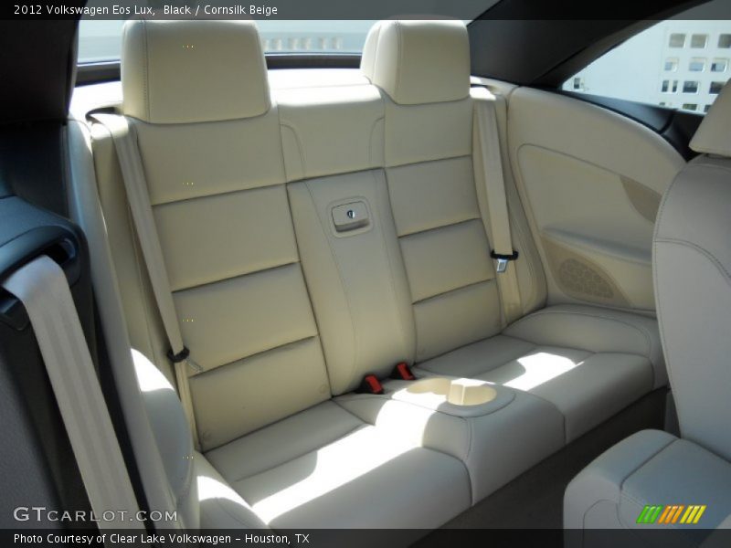 Black / Cornsilk Beige 2012 Volkswagen Eos Lux