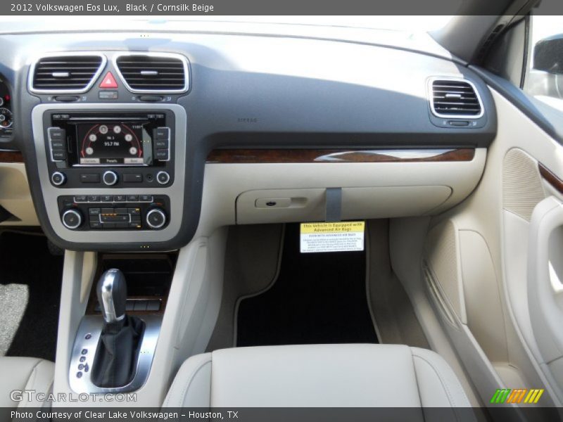 Black / Cornsilk Beige 2012 Volkswagen Eos Lux