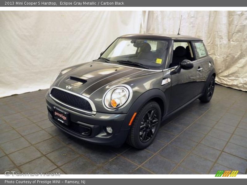 Eclipse Gray Metallic / Carbon Black 2013 Mini Cooper S Hardtop