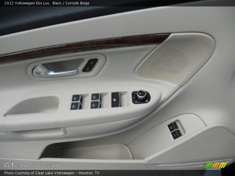 Black / Cornsilk Beige 2012 Volkswagen Eos Lux