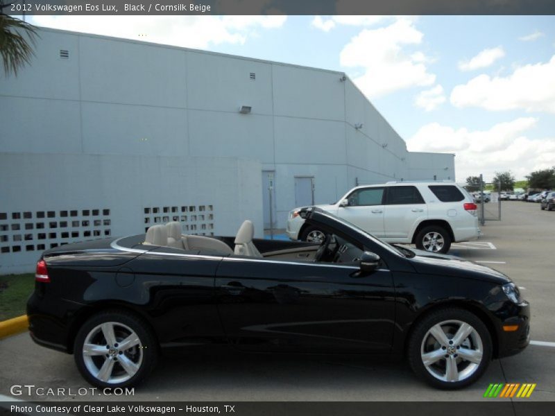 Black / Cornsilk Beige 2012 Volkswagen Eos Lux