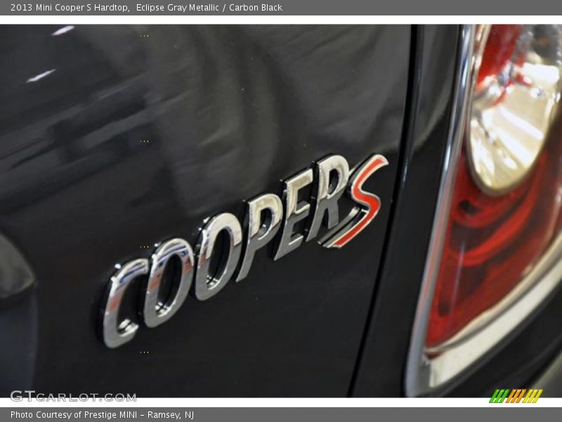 Eclipse Gray Metallic / Carbon Black 2013 Mini Cooper S Hardtop