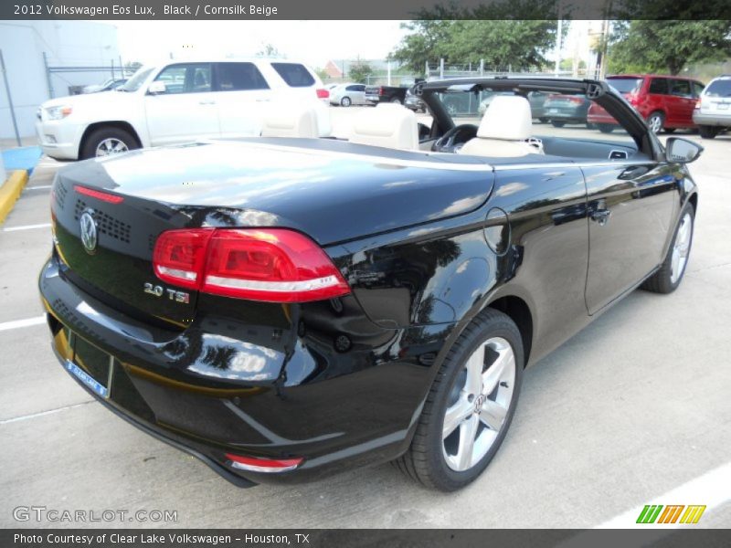 Black / Cornsilk Beige 2012 Volkswagen Eos Lux
