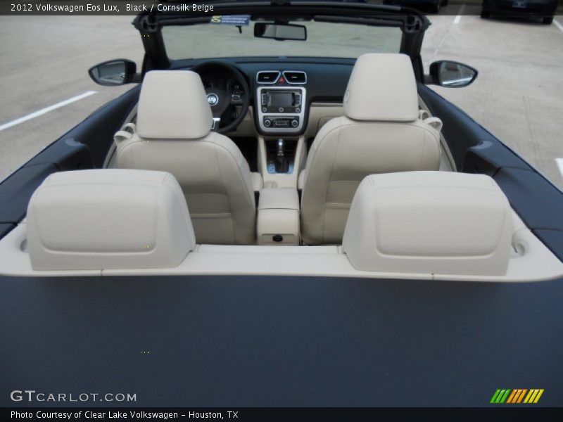 Black / Cornsilk Beige 2012 Volkswagen Eos Lux
