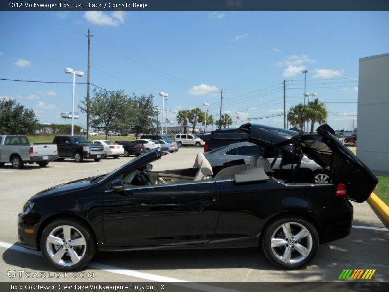 Black / Cornsilk Beige 2012 Volkswagen Eos Lux