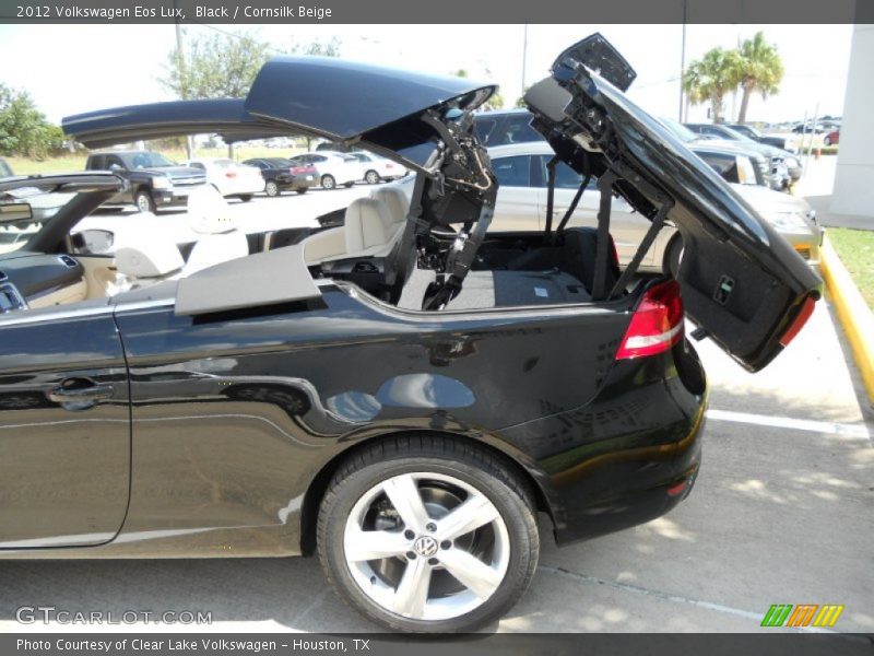Black / Cornsilk Beige 2012 Volkswagen Eos Lux