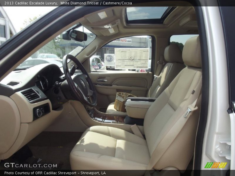 Front Seat of 2013 Escalade Luxury