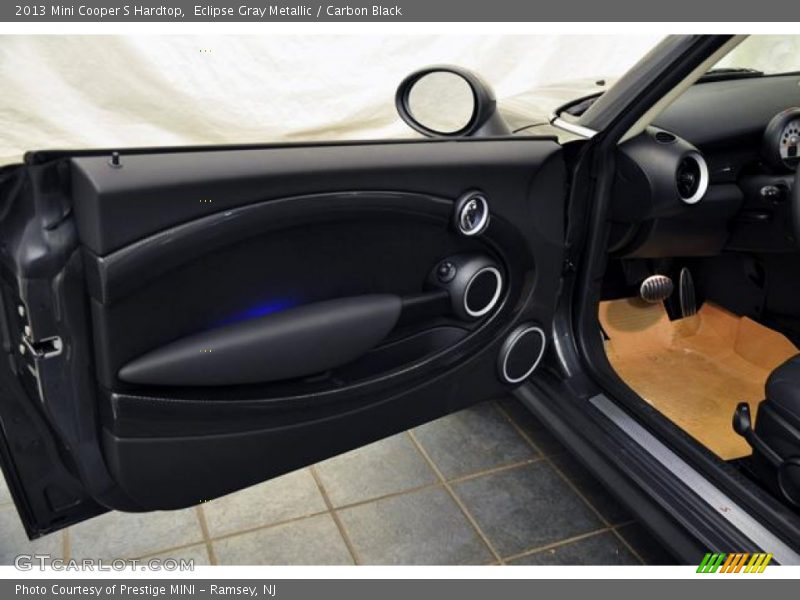 Eclipse Gray Metallic / Carbon Black 2013 Mini Cooper S Hardtop