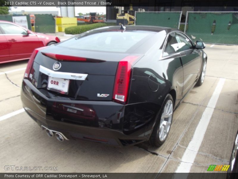 Black Diamond Tricoat / Ebony 2013 Cadillac CTS -V Coupe