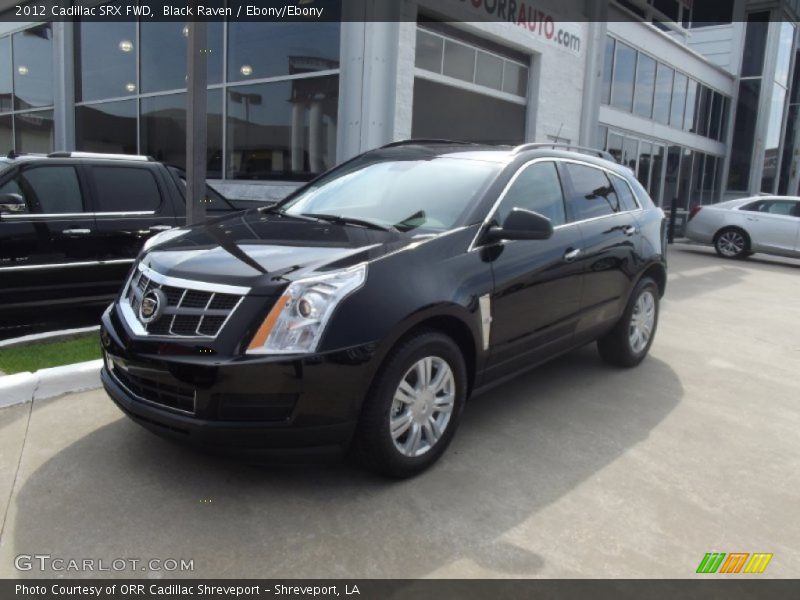 Black Raven / Ebony/Ebony 2012 Cadillac SRX FWD