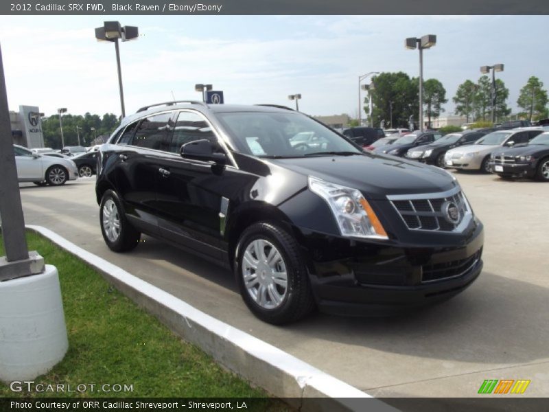 Black Raven / Ebony/Ebony 2012 Cadillac SRX FWD