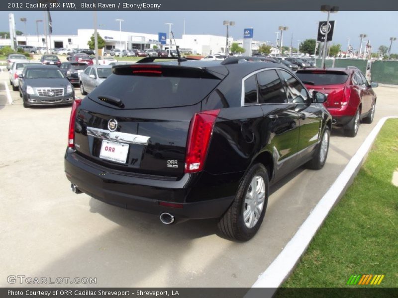 Black Raven / Ebony/Ebony 2012 Cadillac SRX FWD