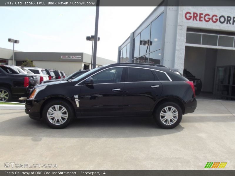 Black Raven / Ebony/Ebony 2012 Cadillac SRX FWD