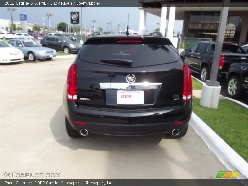 Black Raven / Ebony/Ebony 2012 Cadillac SRX FWD