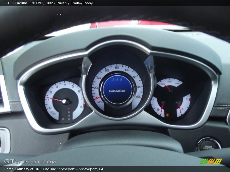 Black Raven / Ebony/Ebony 2012 Cadillac SRX FWD