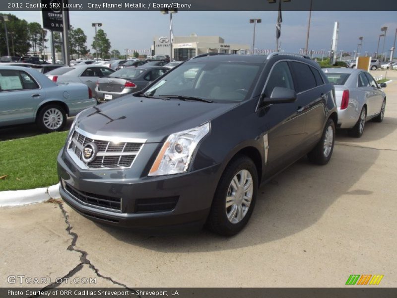 Gray Flannel Metallic / Ebony/Ebony 2012 Cadillac SRX Luxury