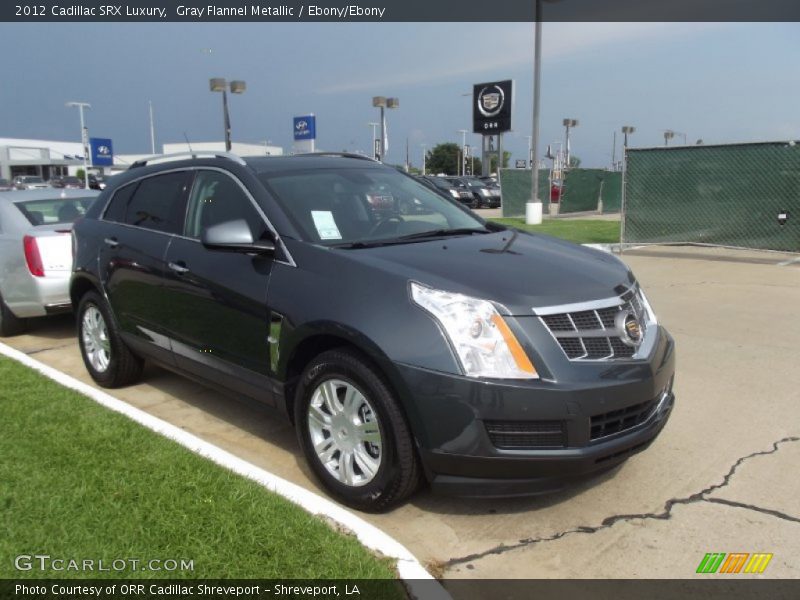 Gray Flannel Metallic / Ebony/Ebony 2012 Cadillac SRX Luxury