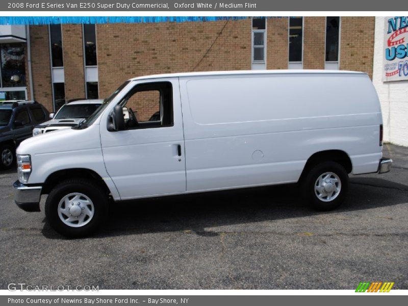 Oxford White / Medium Flint 2008 Ford E Series Van E250 Super Duty Commericial