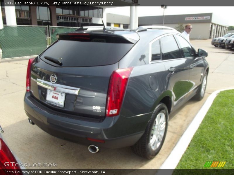 Gray Flannel Metallic / Ebony/Ebony 2012 Cadillac SRX Luxury