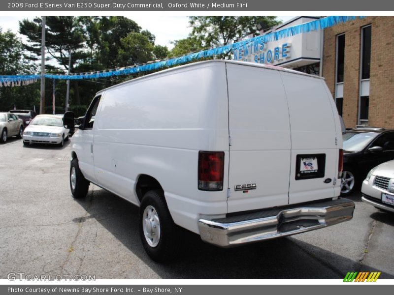Oxford White / Medium Flint 2008 Ford E Series Van E250 Super Duty Commericial