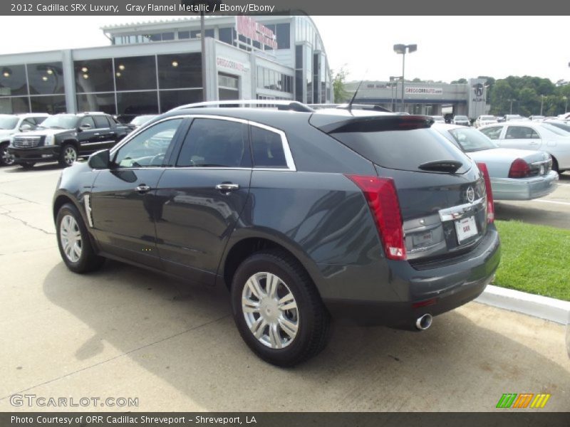 Gray Flannel Metallic / Ebony/Ebony 2012 Cadillac SRX Luxury
