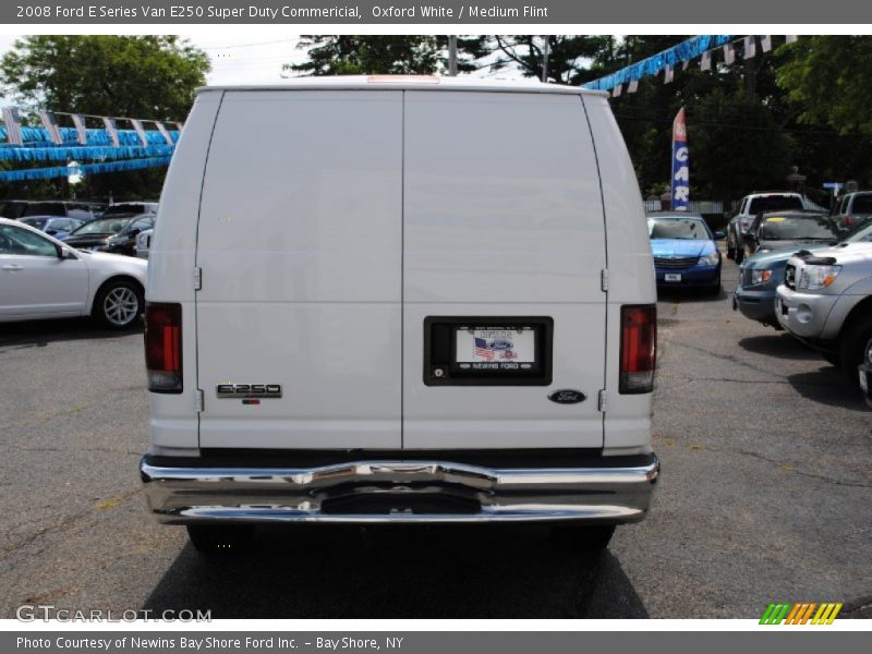 Oxford White / Medium Flint 2008 Ford E Series Van E250 Super Duty Commericial