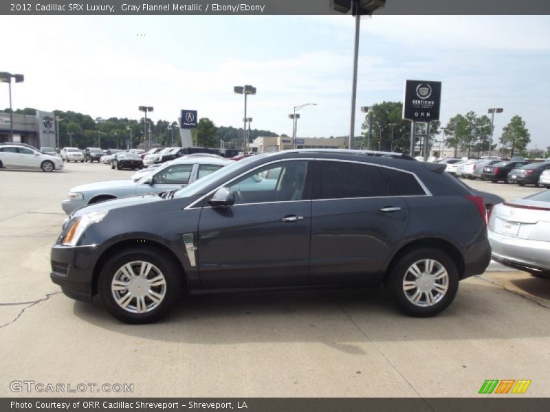 Gray Flannel Metallic / Ebony/Ebony 2012 Cadillac SRX Luxury