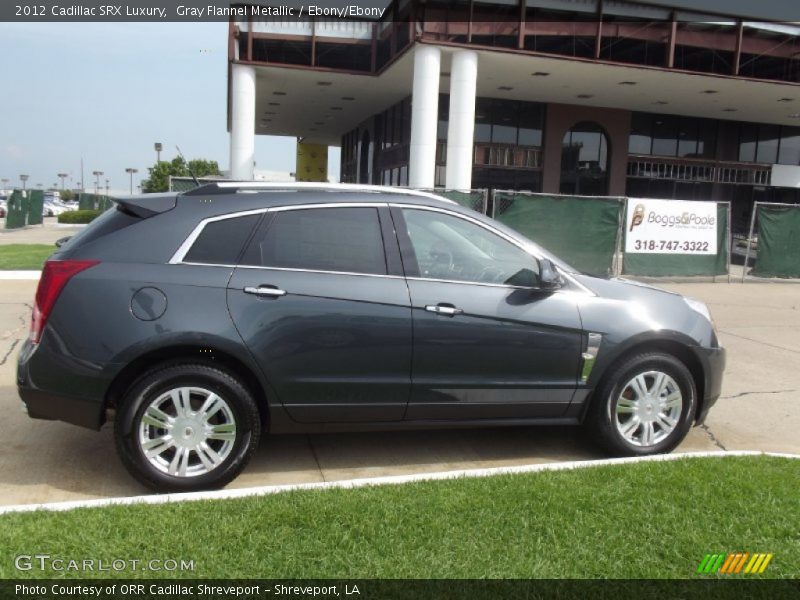 Gray Flannel Metallic / Ebony/Ebony 2012 Cadillac SRX Luxury
