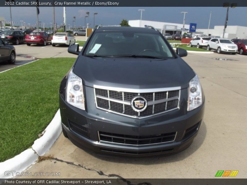 Gray Flannel Metallic / Ebony/Ebony 2012 Cadillac SRX Luxury