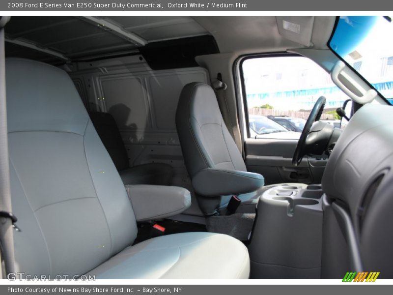 Oxford White / Medium Flint 2008 Ford E Series Van E250 Super Duty Commericial