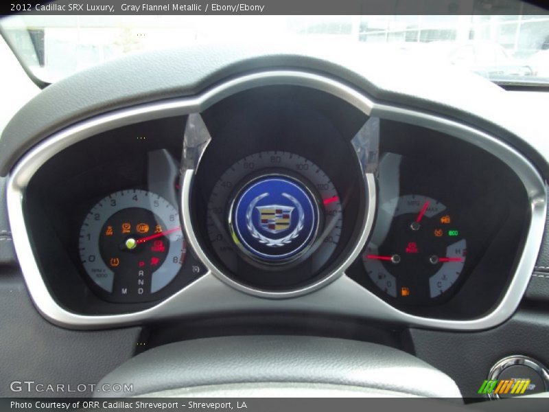 Gray Flannel Metallic / Ebony/Ebony 2012 Cadillac SRX Luxury