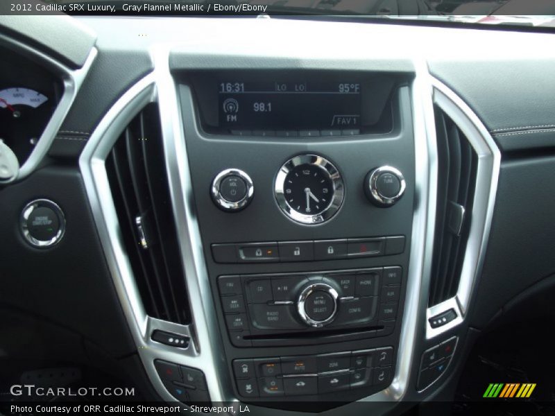 Gray Flannel Metallic / Ebony/Ebony 2012 Cadillac SRX Luxury