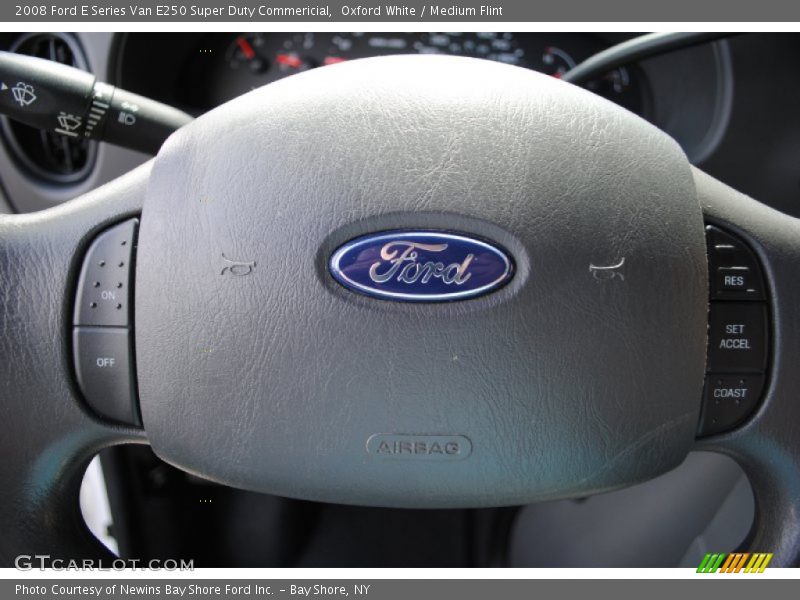 Oxford White / Medium Flint 2008 Ford E Series Van E250 Super Duty Commericial