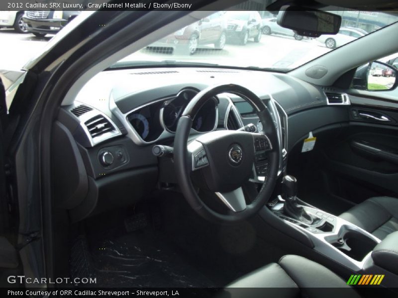 Gray Flannel Metallic / Ebony/Ebony 2012 Cadillac SRX Luxury