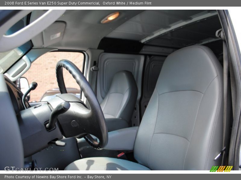 Oxford White / Medium Flint 2008 Ford E Series Van E250 Super Duty Commericial