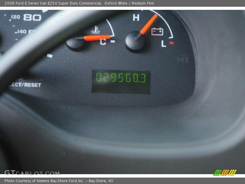 Oxford White / Medium Flint 2008 Ford E Series Van E250 Super Duty Commericial
