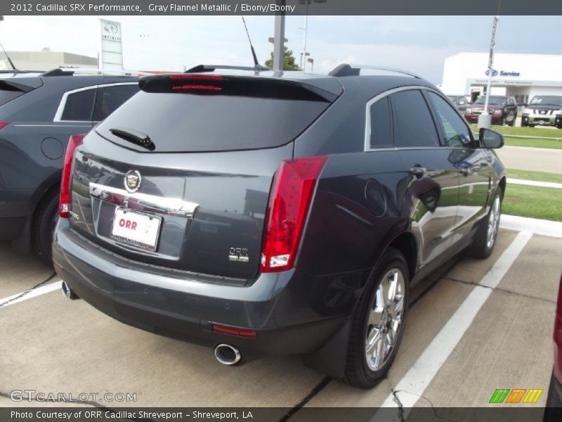 Gray Flannel Metallic / Ebony/Ebony 2012 Cadillac SRX Performance