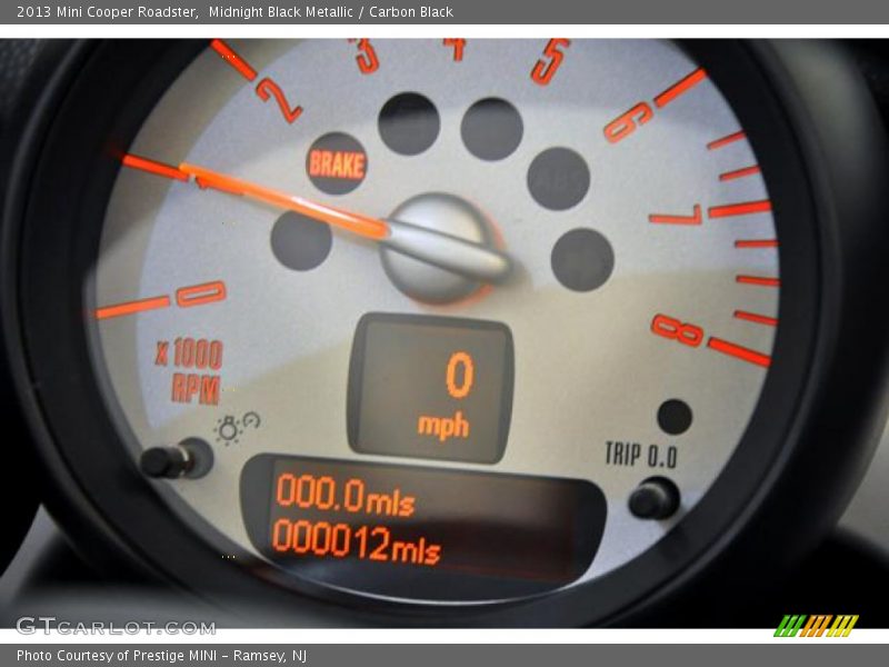Midnight Black Metallic / Carbon Black 2013 Mini Cooper Roadster