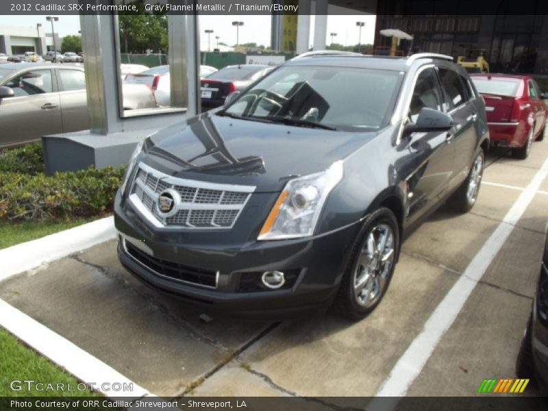 Gray Flannel Metallic / Titanium/Ebony 2012 Cadillac SRX Performance