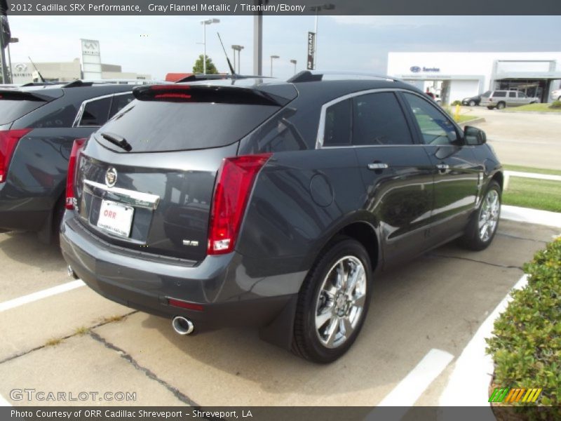 Gray Flannel Metallic / Titanium/Ebony 2012 Cadillac SRX Performance